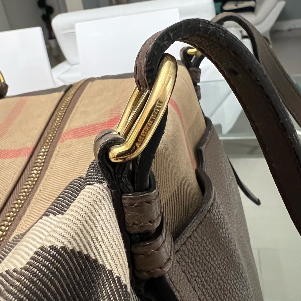 Burberry Brown and Beige Baby Bag - Picture 3 of 8